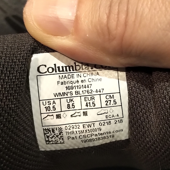 Columbia ALL-TERRAIN hiking shoes-EUC - Picture 5 of 9